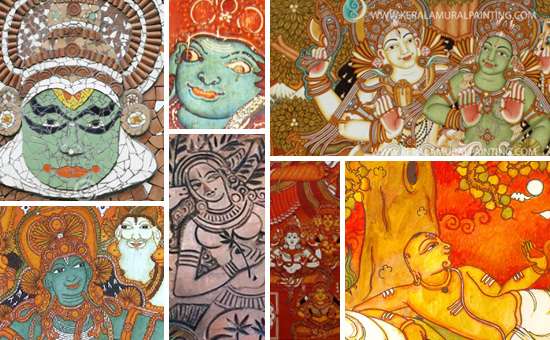 India's indigenous art forms : Kerala Mural art